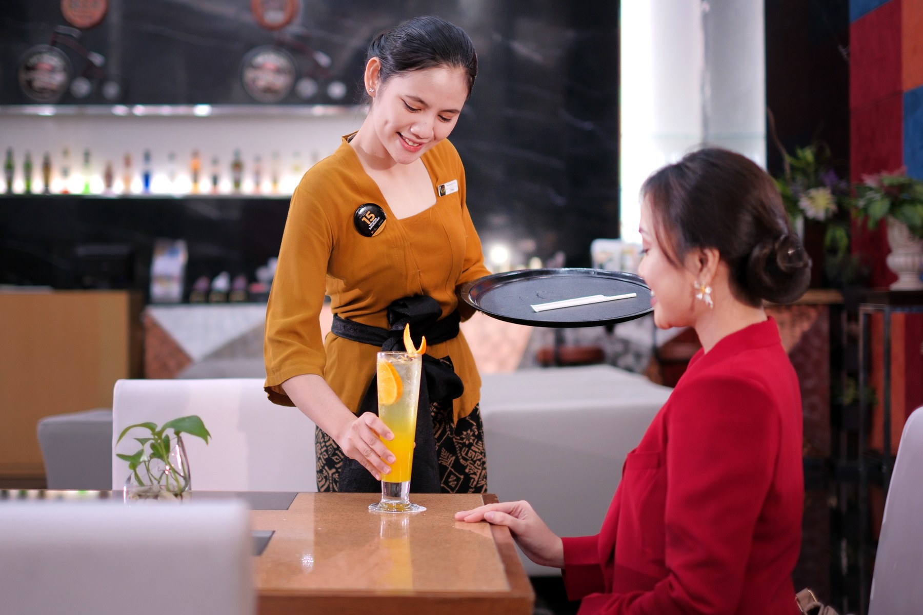 Guest service moment