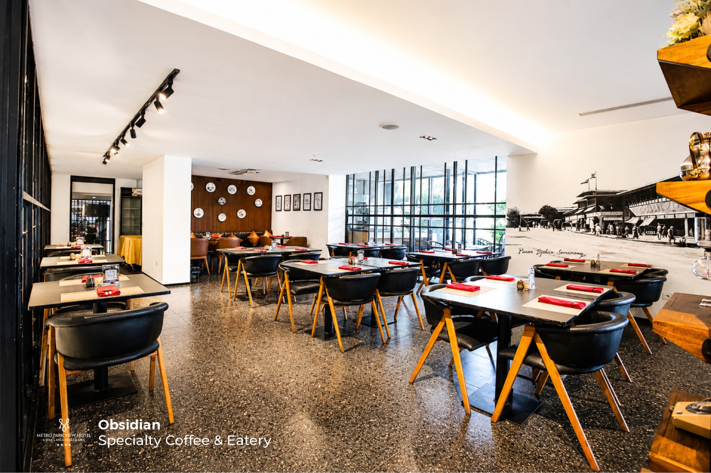 Coffee and dining setting