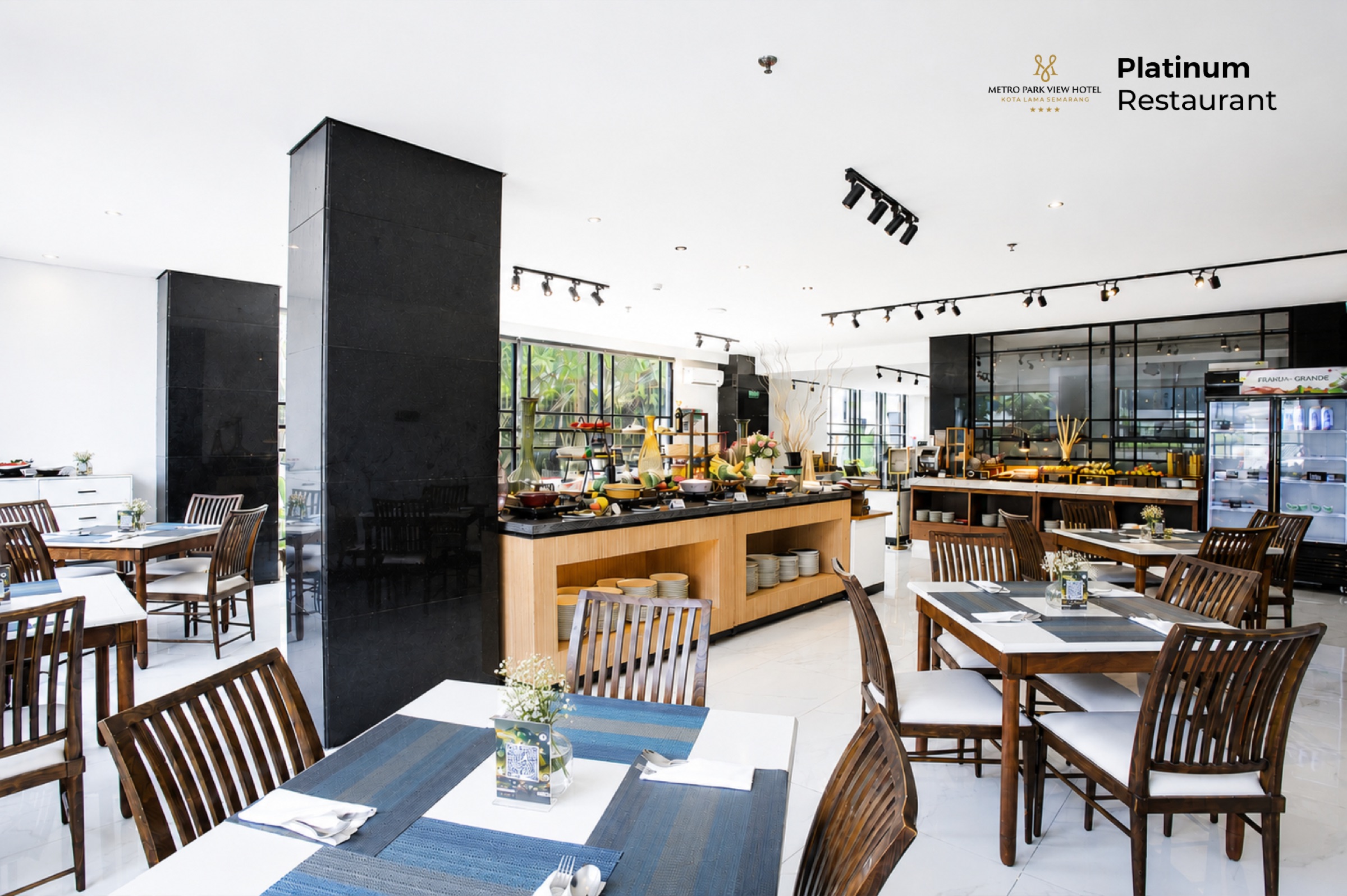 Contemporary restaurant interior