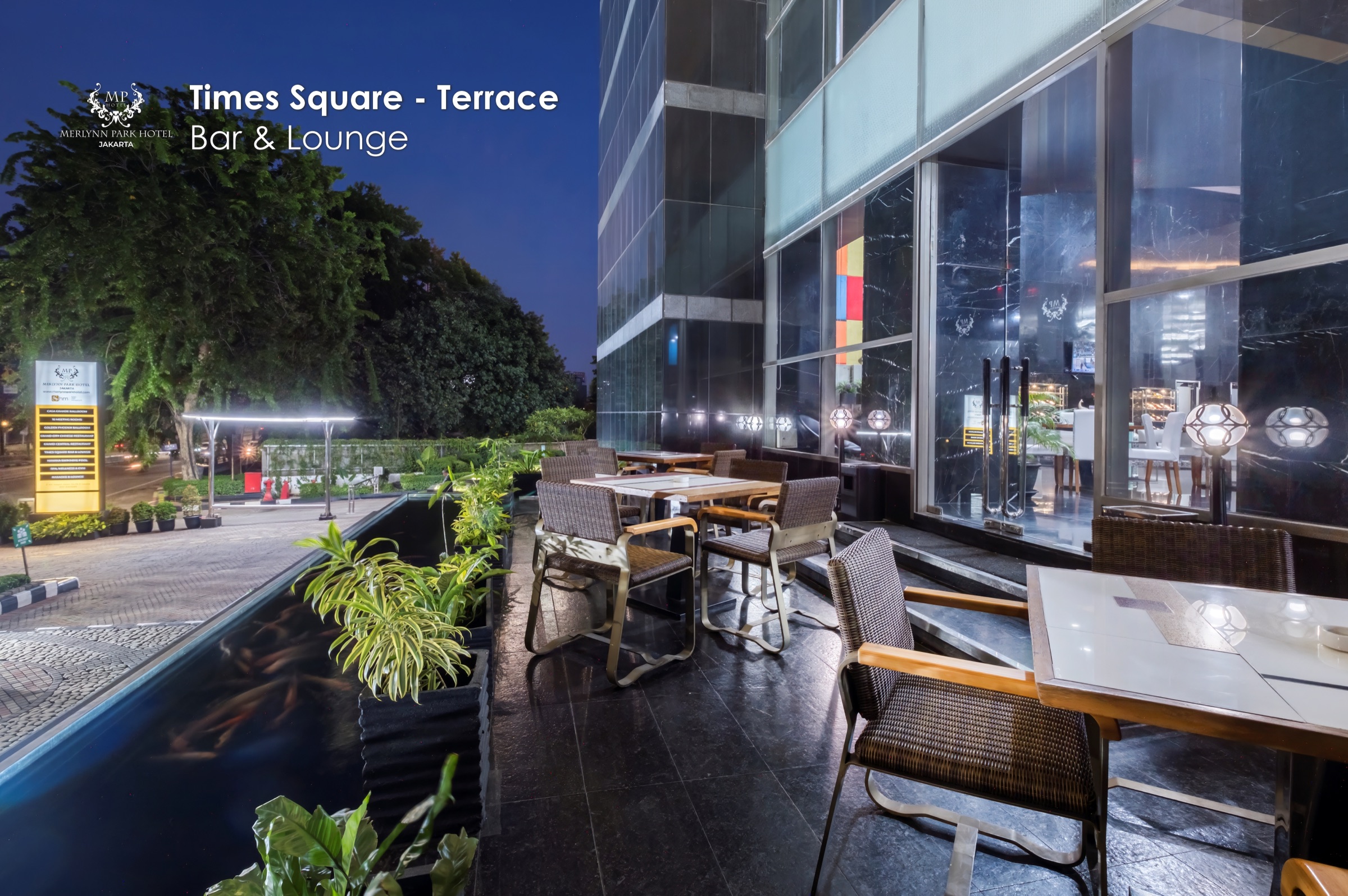 Times Square terrace