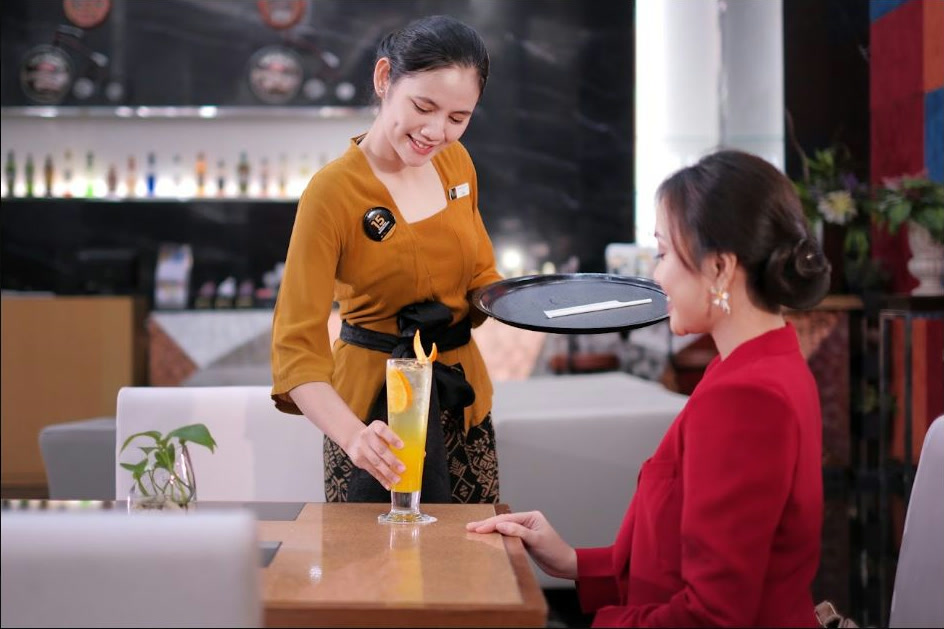 Traditional Indonesian hospitality service
