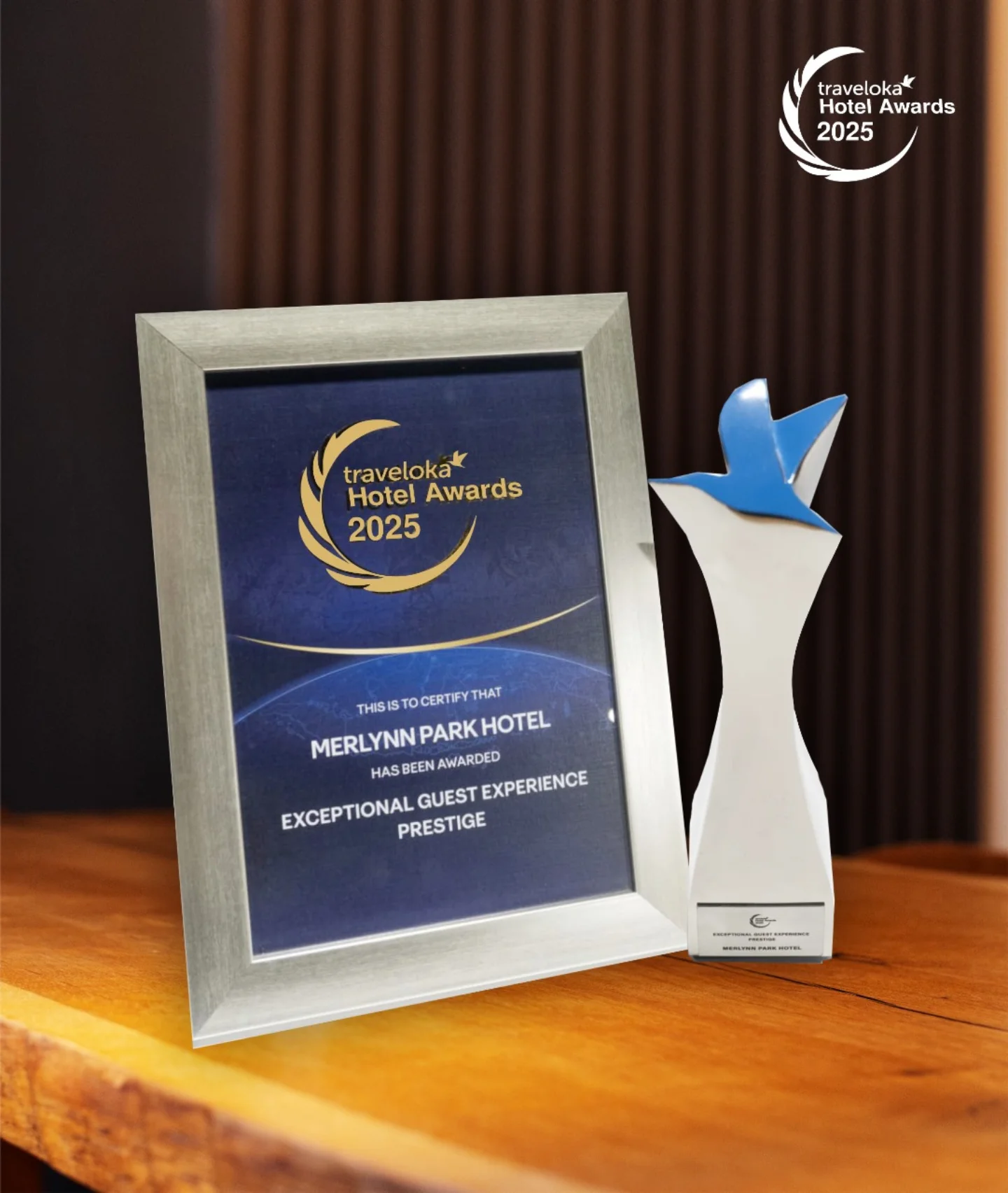 Merlynn Park Hotel Jakarta Raih Penghargaan “Exceptional Guest Experience Prestige” di Traveloka Hotel Awards 2025